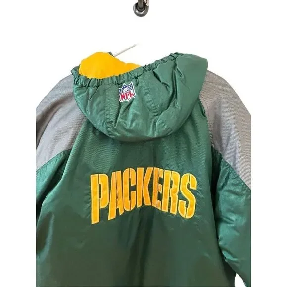 Vintage Starter NFL Pro Line Vintage Green Bay Packers Hooded Jacket Men's Size